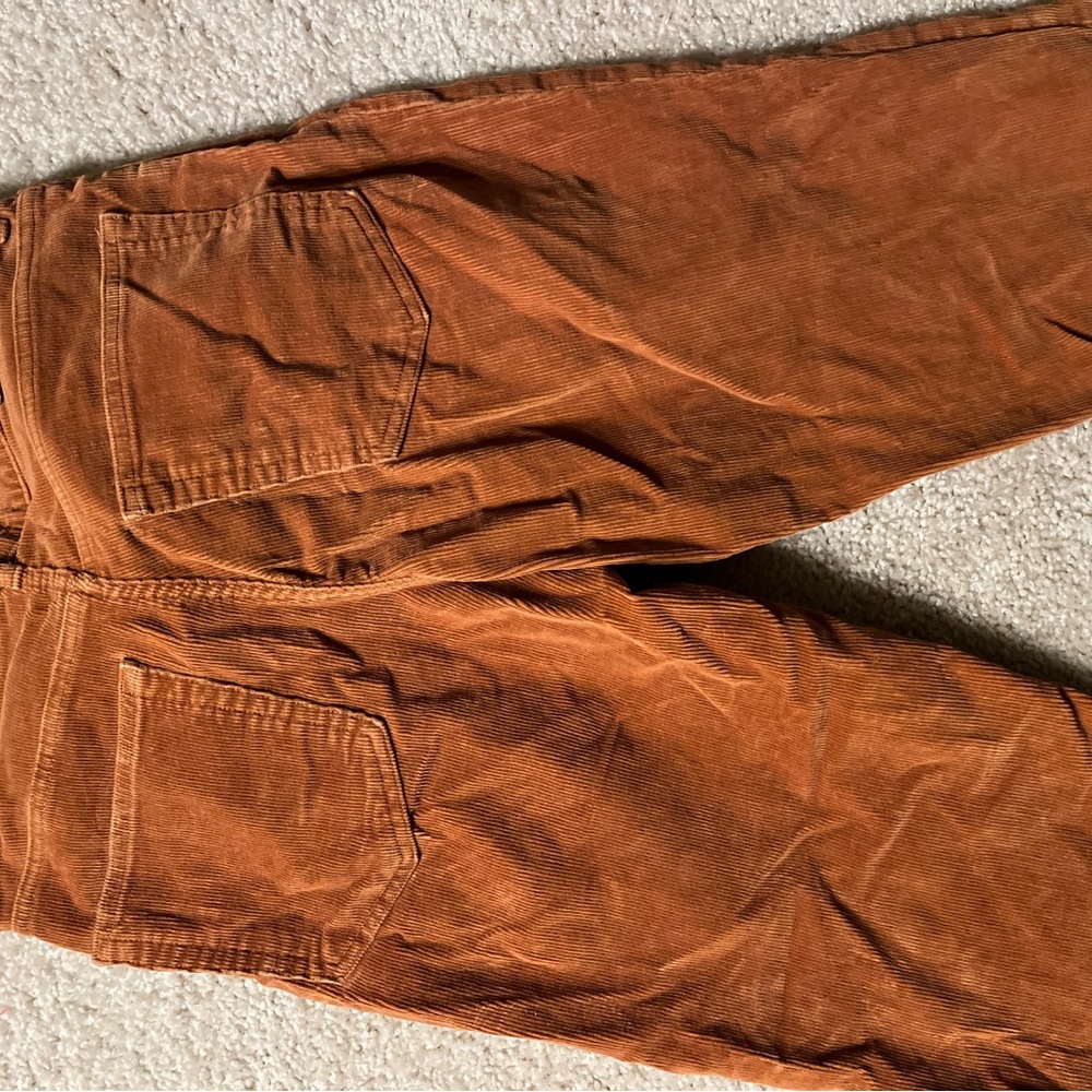 Everlane Baby Cord burnt orange corduroy pants - Picture 4 of 6